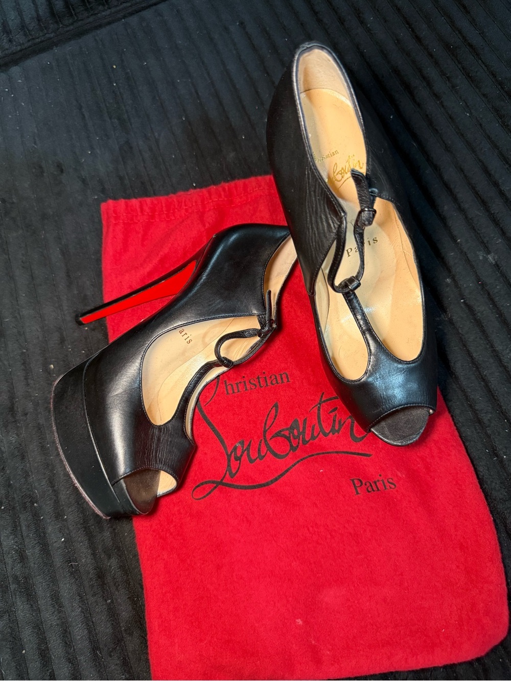 Christian Louboutin Alta Poppins Platforms